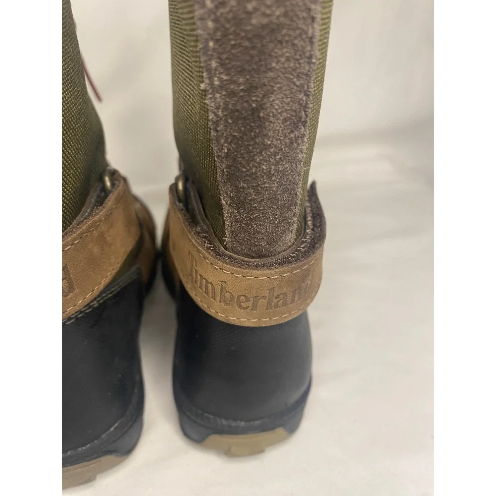Timberland Kids Waterproof Winter Boots Brown Olive Orange 52836M US 12 Toddler